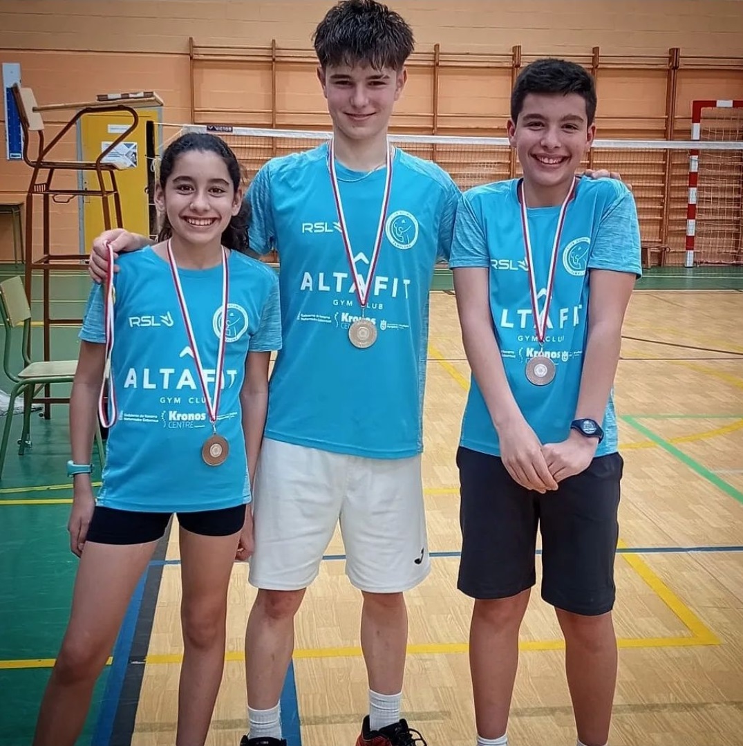 Medallas en el TOP TTR Sub-13 Sub-15 Sub-17 y Absoluto (N7) Solares